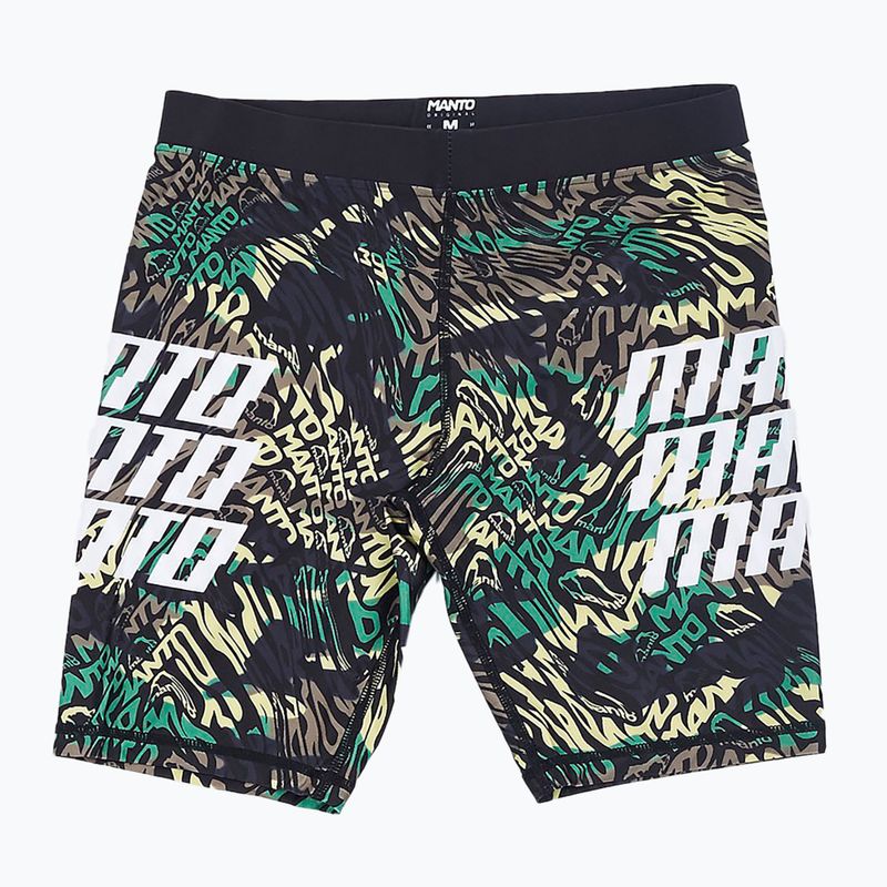 Pantaloni scurți de antrenament pentru bărbați MANTO Distort moro MNS523 2