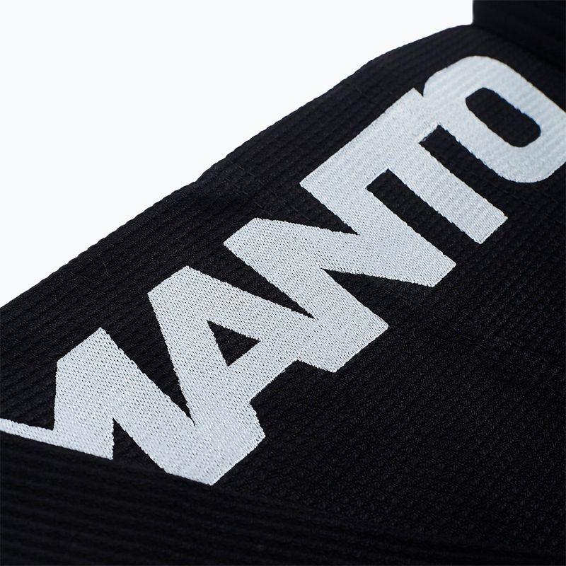 GI pentru Jiu-Jitsu brazilian pentru bărbați MANTO X4 negru MNG978_BLK_A1 7