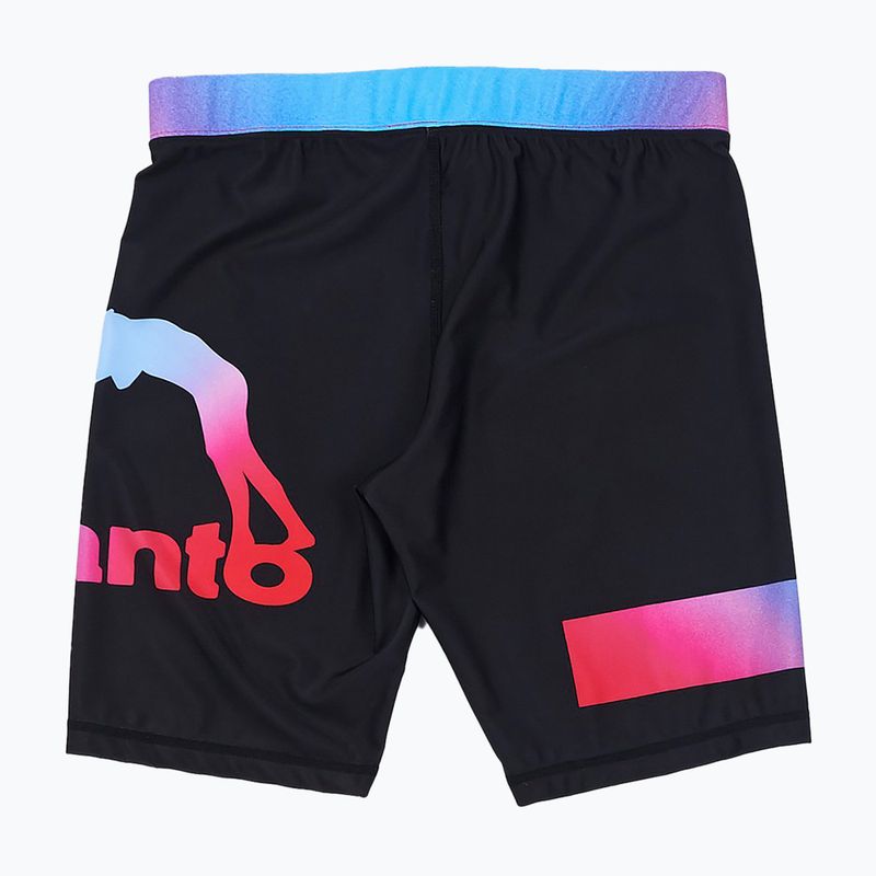 Pantaloni scurți de antrenament pentru bărbați MANTO Miami negri MNS532 3