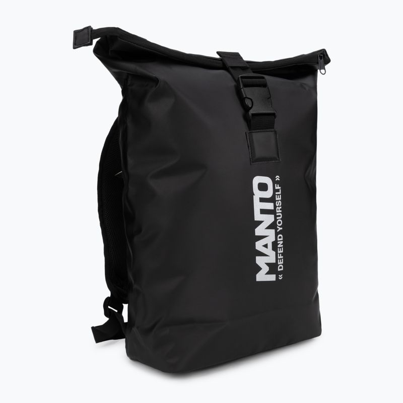 Rucsac de antrenament MANTO Roll Top Tokyo negru MNB001_BLK_UNI