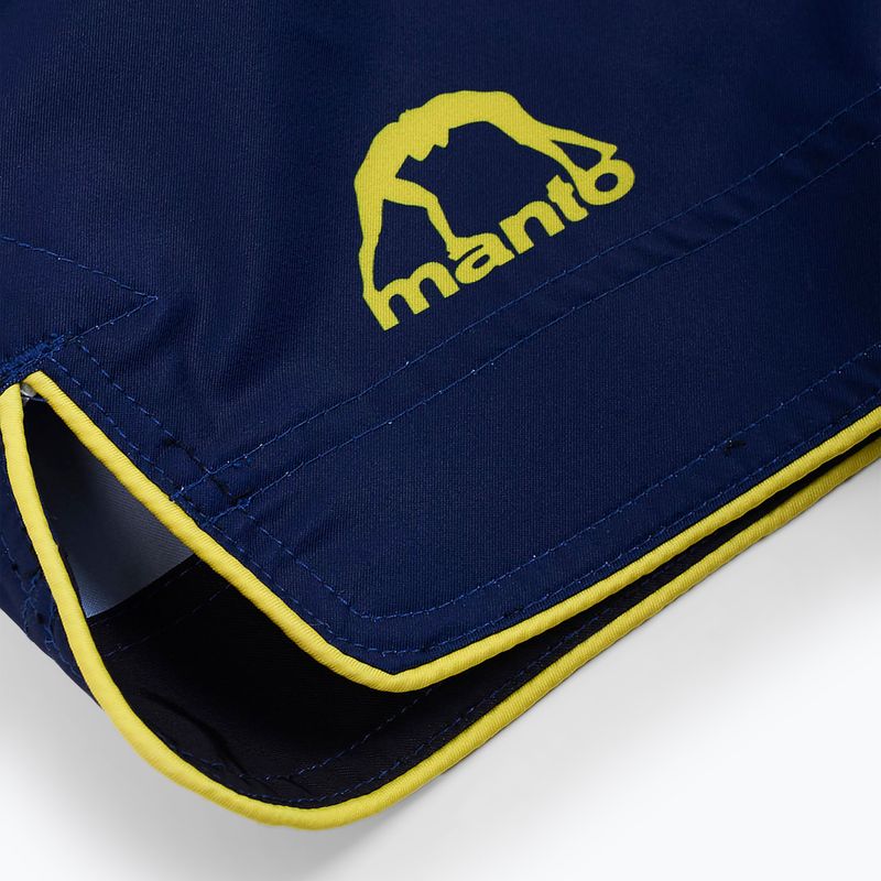 Pantaloni scurți de antrenament MANTO Stripe 2.0 albastru marin MNS002_NAV_2S 3