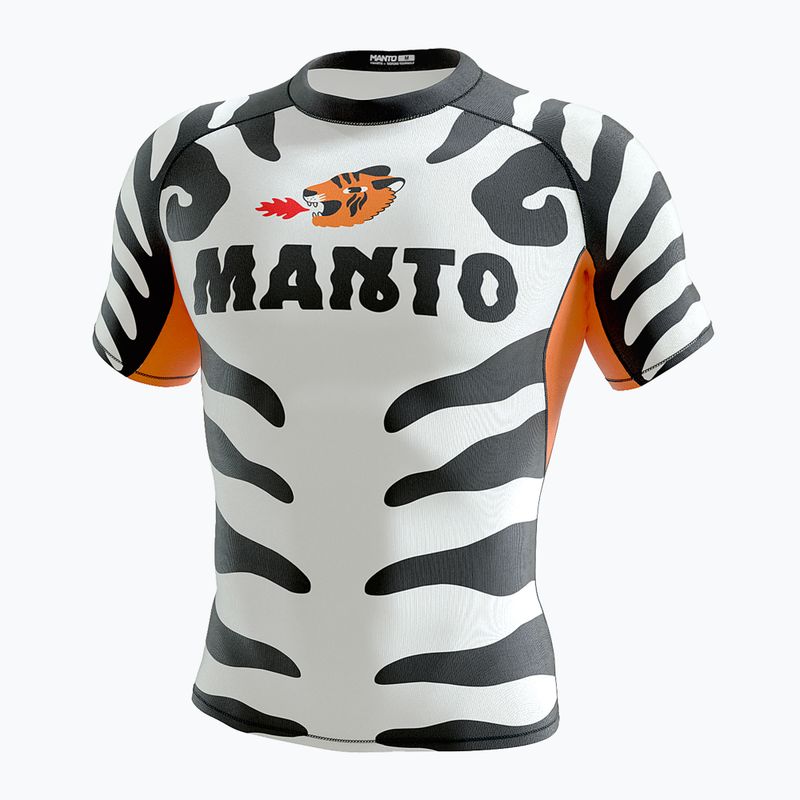 MANTO Tigre Rashguard alb MNR849_WHT_2S