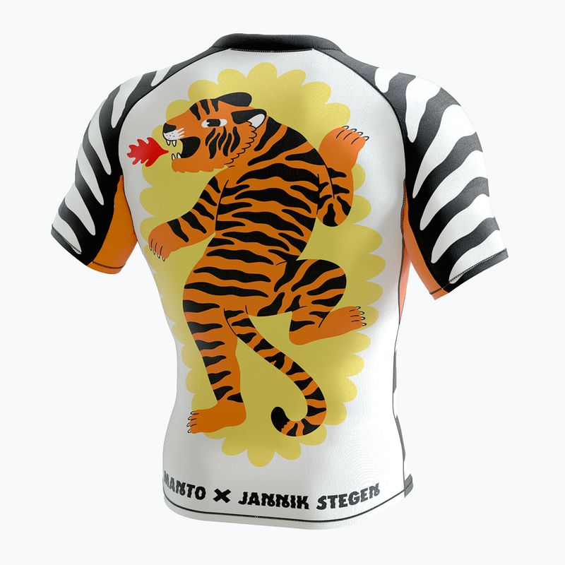 MANTO Tigre Rashguard alb MNR849_WHT_2S 2
