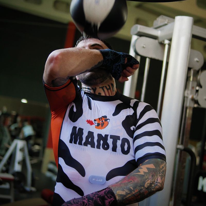 MANTO Tigre Rashguard alb MNR849_WHT_2S 5