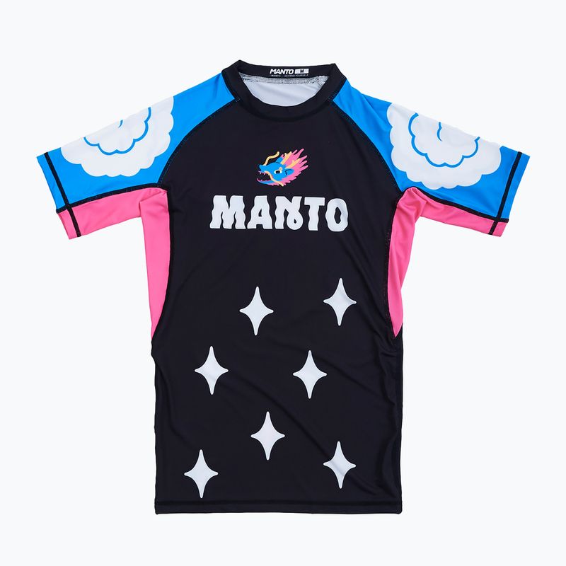 Rashguard pentru bărbați MANTO Dragon negru MNR850_BLK_2S 3