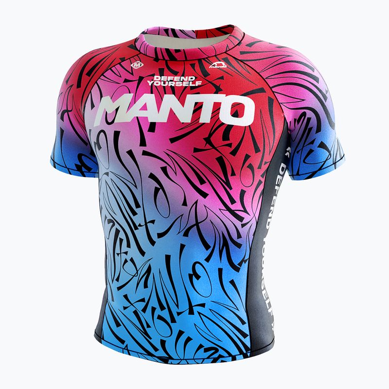 MANTO Multi Gradient Rashguard roșu MNR854_BLK_2S