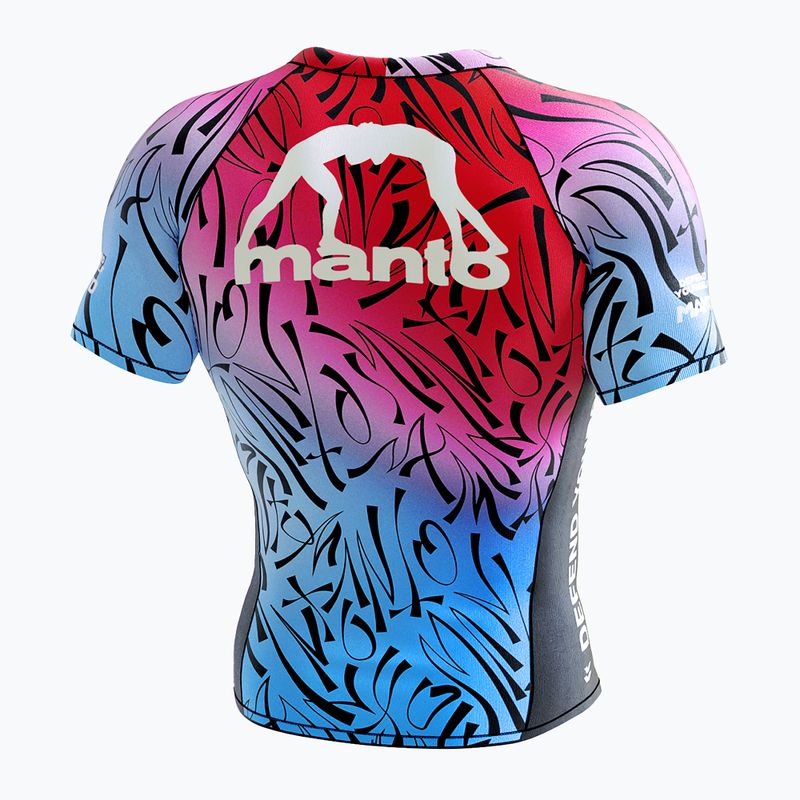 MANTO Multi Gradient Rashguard roșu MNR854_BLK_2S 2