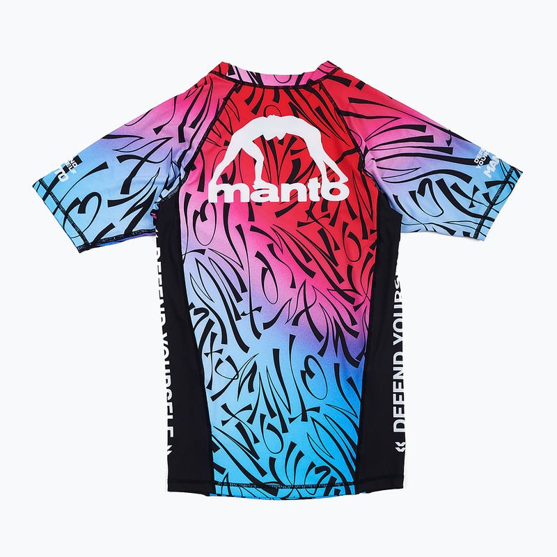 MANTO Multi Gradient Rashguard roșu MNR854_BLK_2S 4