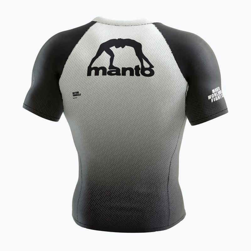 MANTO Rashguard Rank alb MNR510_WHT_2S 2