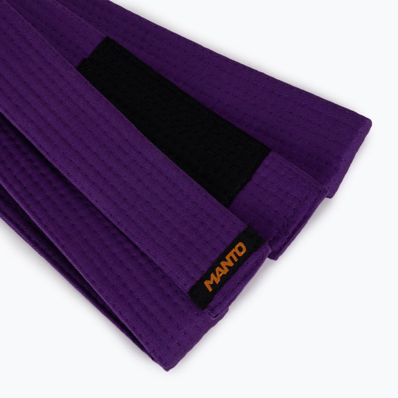 Centură BJJ MANTO Label violet MNA854_PUR_A1 2