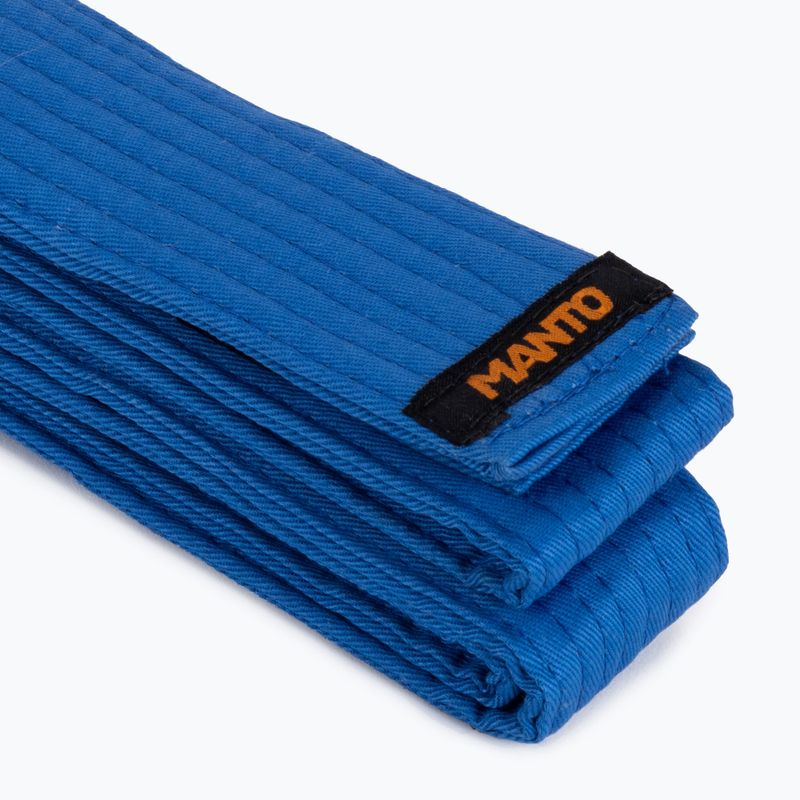 Centură BJJ MANTO Label albastru MNA854_BLU_A1
