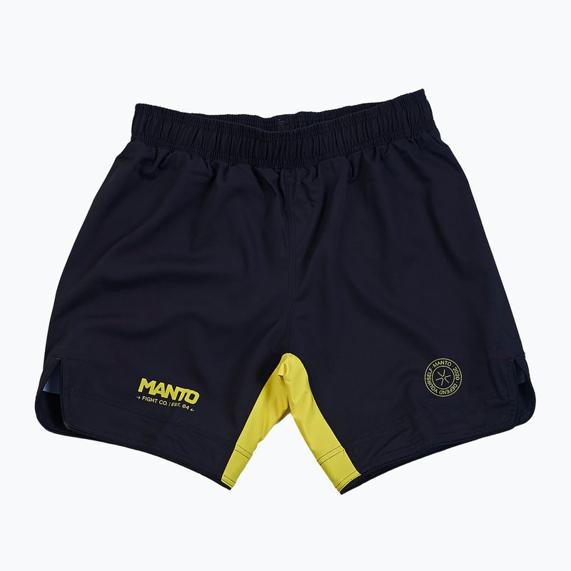 Pantaloni scurți de antrenament pentru bărbați MANTO Alpha 2.0 negru MNS009