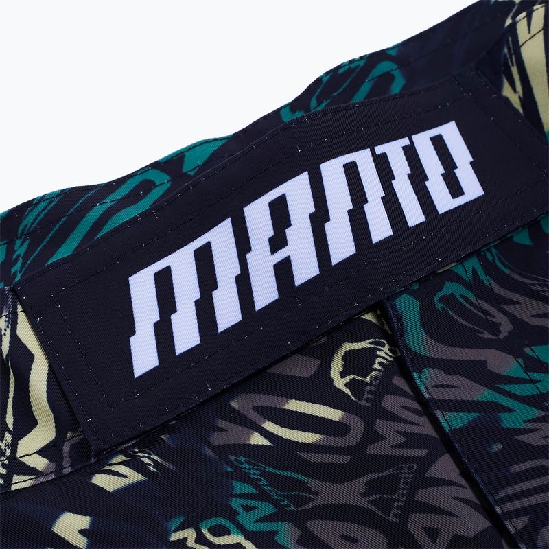 Pantaloni scurți de antrenament pentru bărbați MANTO Distort moro MNS518 3