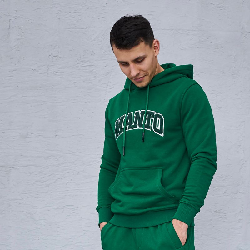 Pantaloni de antrenament pentru bărbați MANTO Varsity green MNS546_GRE 5