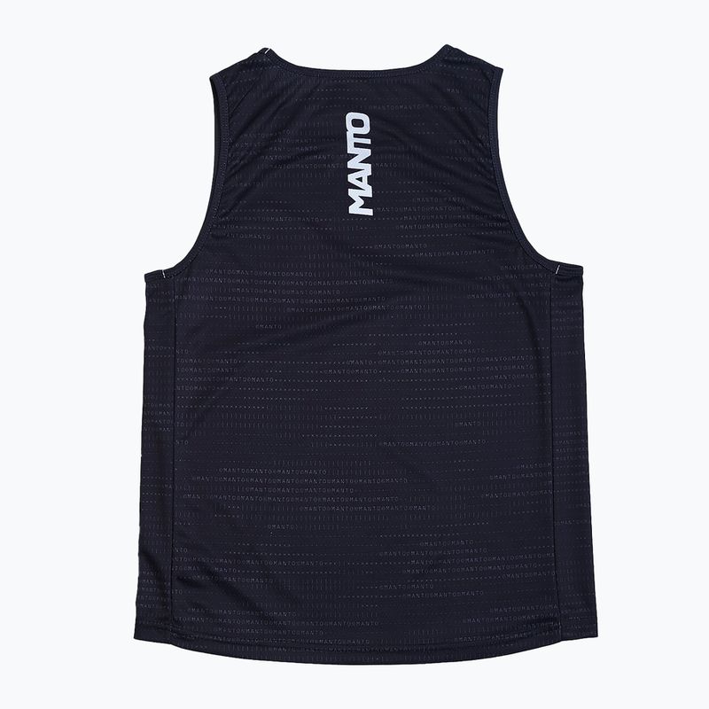 Tricou pentru bărbați Manto Overload negru MNT036 2