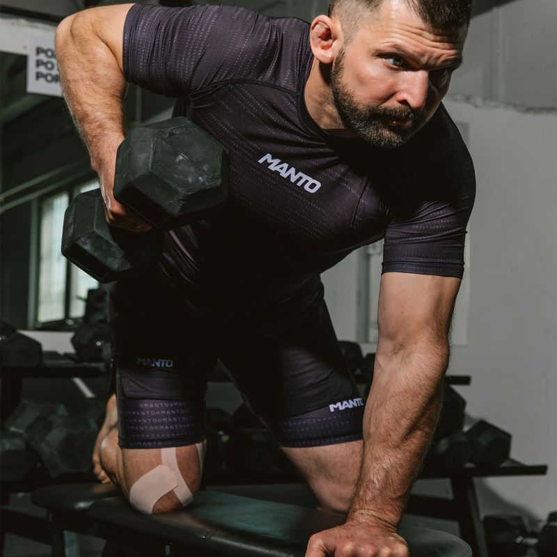 Manto Overload pantaloni scurți de antrenament albastru marin MNR864 6