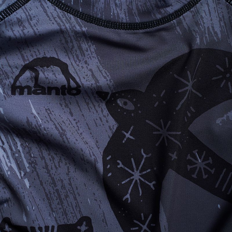 Rashguard pentru bărbați Manto Livings SS gri MNR872 5