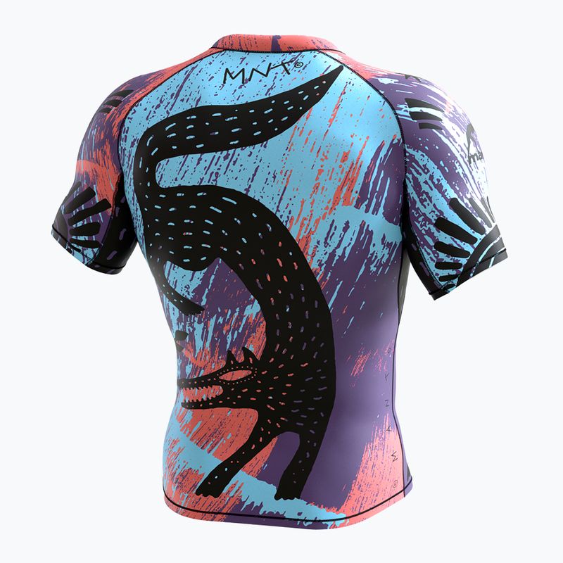 Rashguard pentru bărbați MANTO Livings SS colorat MNR872 2