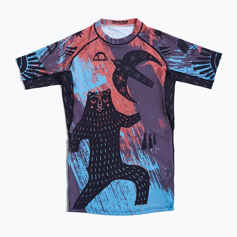 Rashguard pentru bărbați MANTO Livings SS colorat MNR872 3