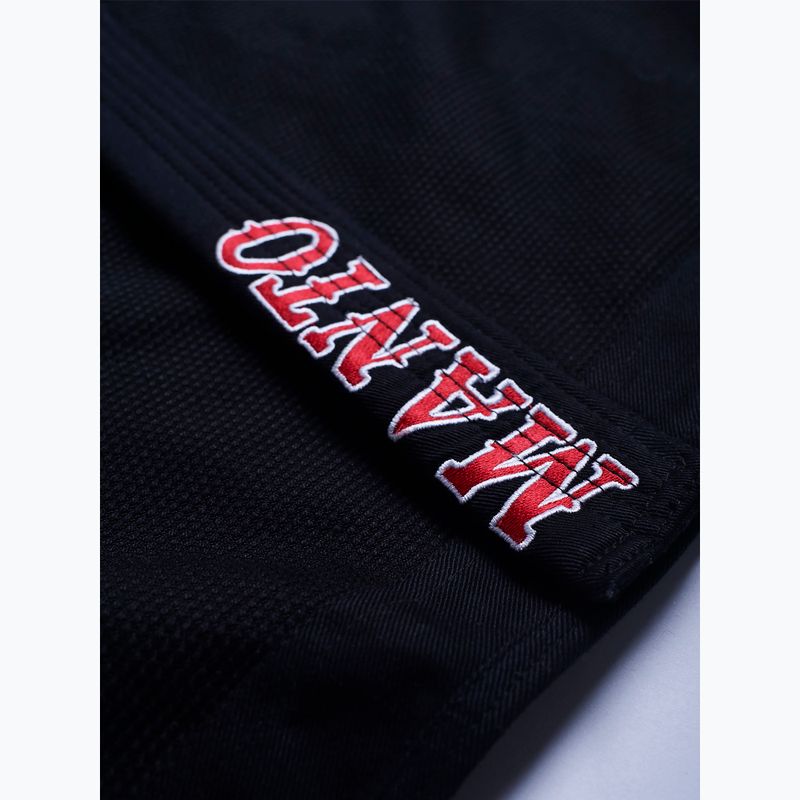 GI pentru jiu-jitsu brazilian pentru bărbați MANTO Coral MNG981_BLK 7