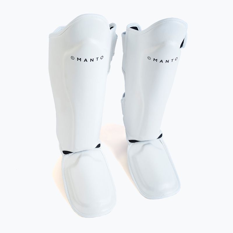 Apărători tibie MANTO Impact white