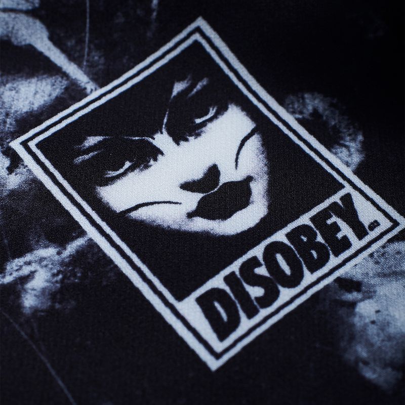 Pantaloni scurți de antrenament pentru bărbați MANTO Disobey albastru marin MNR879_BLK 4