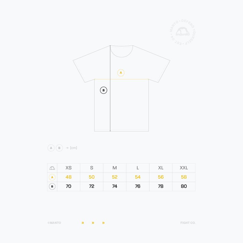 Tricou pentru bărbați MANTO Logo alb 5