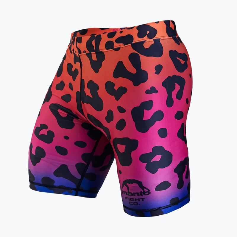 Pantaloni scurți pentru bărbați MANTO Leopard black print