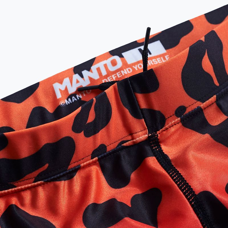 Pantaloni scurți pentru bărbați MANTO Leopard black print 3