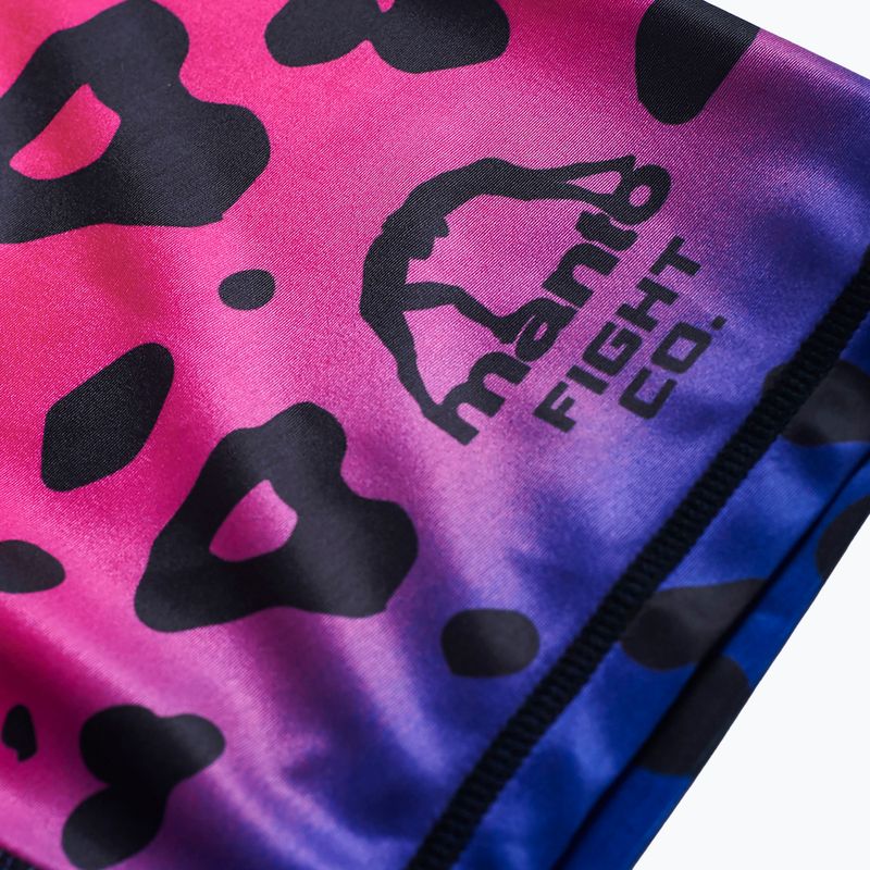 Pantaloni scurți pentru bărbați MANTO Leopard black print 4
