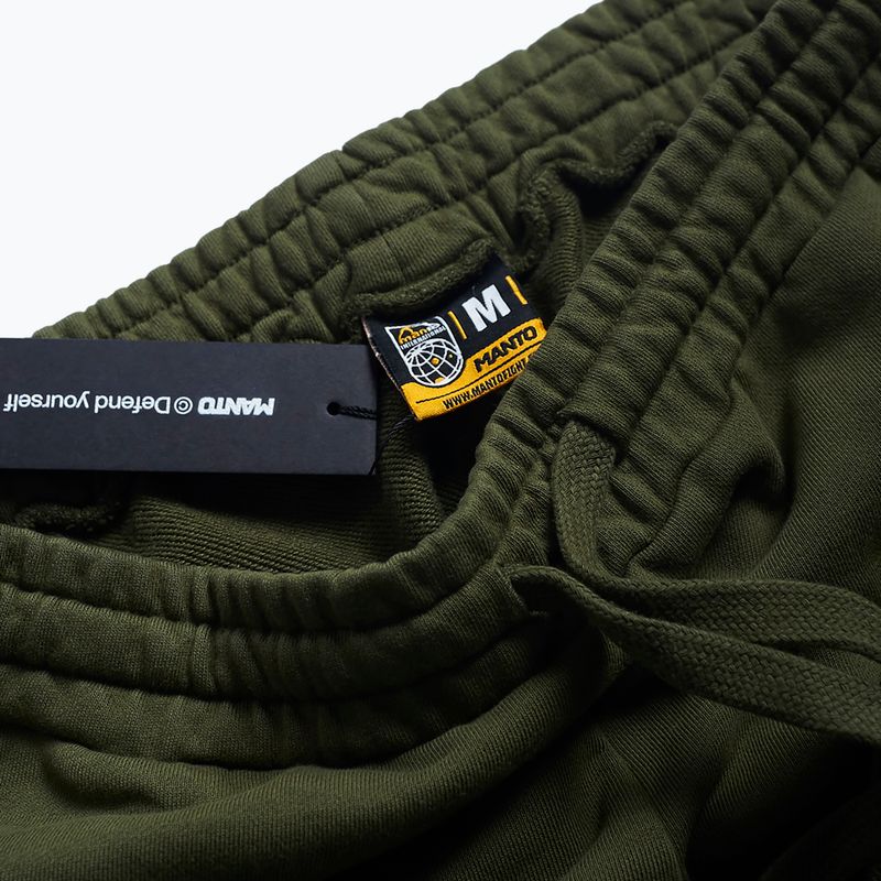 Pantaloni scurți pentru bărbați MANTO Fight Co. verde 3