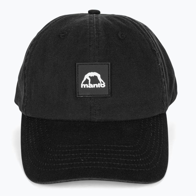 MANTO Label 23 Dad Cap negru 4