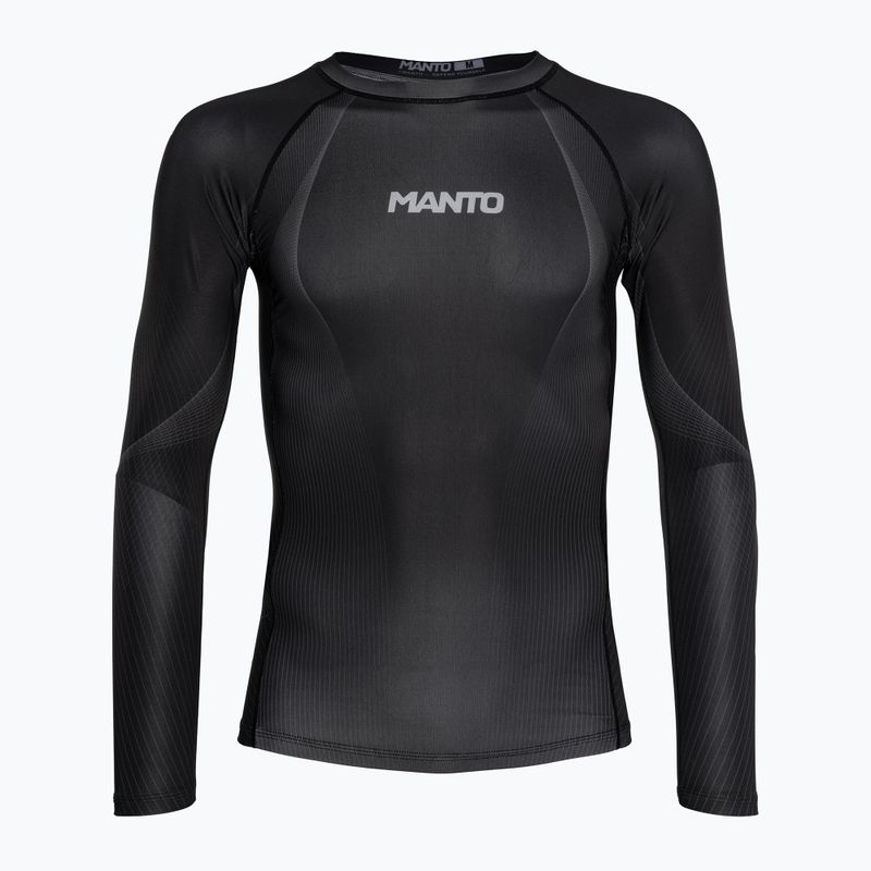 Rashguard longsleeve pentru bărbați MANTO FLOW black