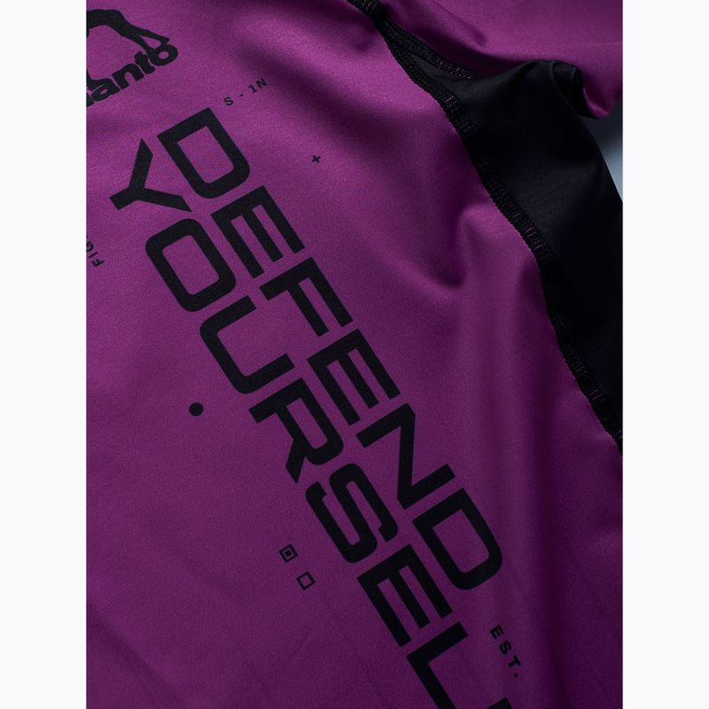 Rashguard pentru bărbați MANTO Ranked purple 3