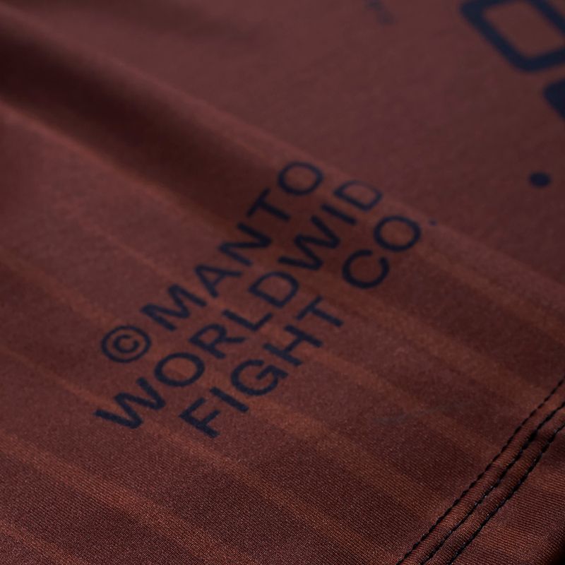 Rashguard pentru bărbați MANTO Ranked brown
