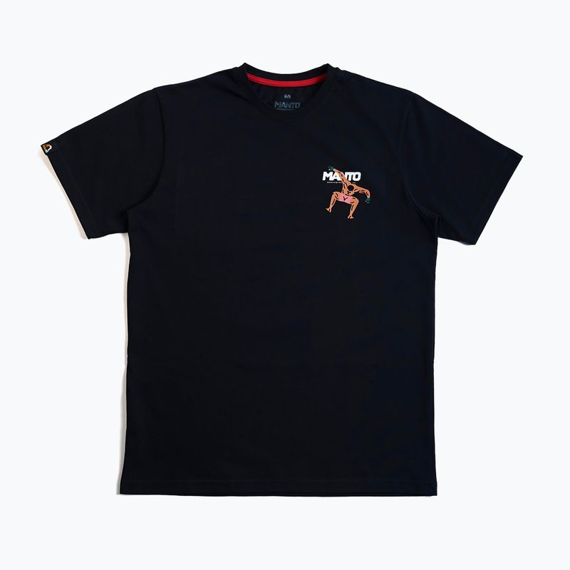 Tricou pentru bărbați MANTO Stomp negru
