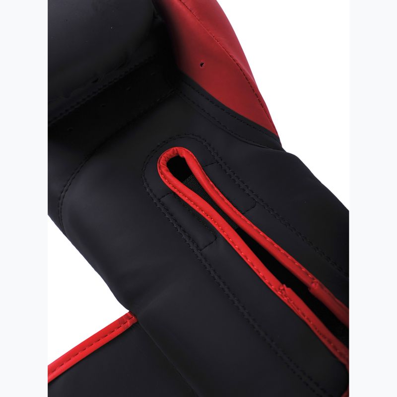Mănuși de box MANTO Essential negru/roșu 5