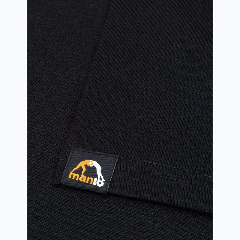 Tricou pentru bărbați MANTO Logo negru 3