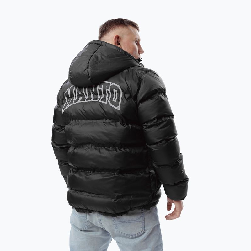 Geacă de iarnă pentru bărbați MANTO Varsity black 2