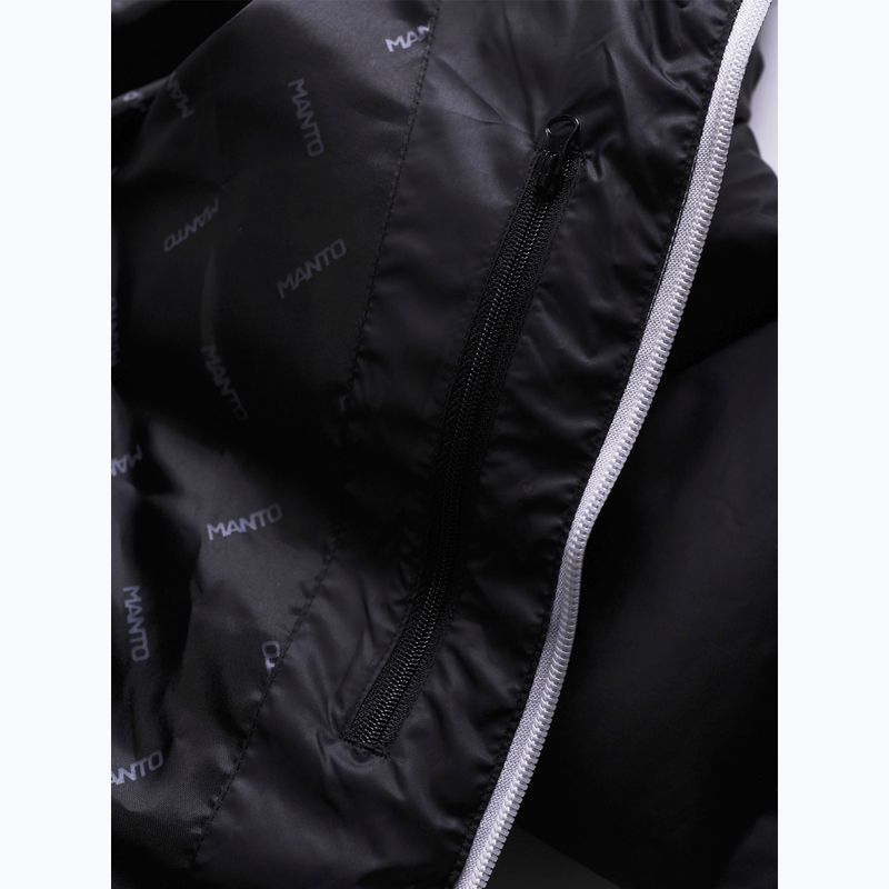 Geacă de iarnă pentru bărbați MANTO Varsity black 6