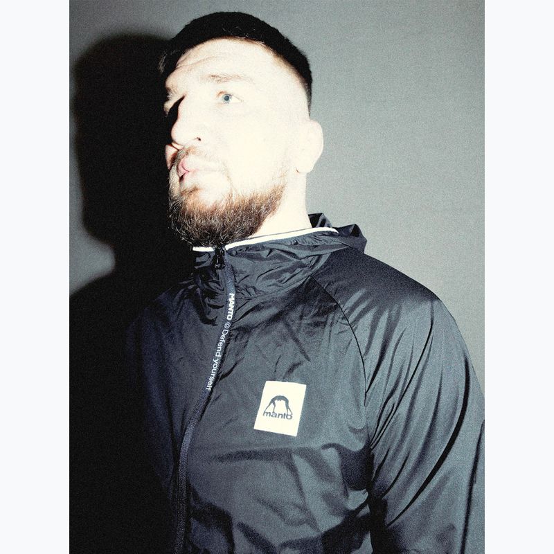 Jachetă de vânt pentru bărbați MANTO Defend black 10