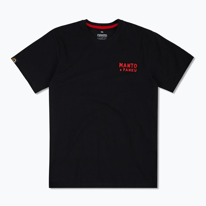 Tricou MANTO Panku Squad negru 2