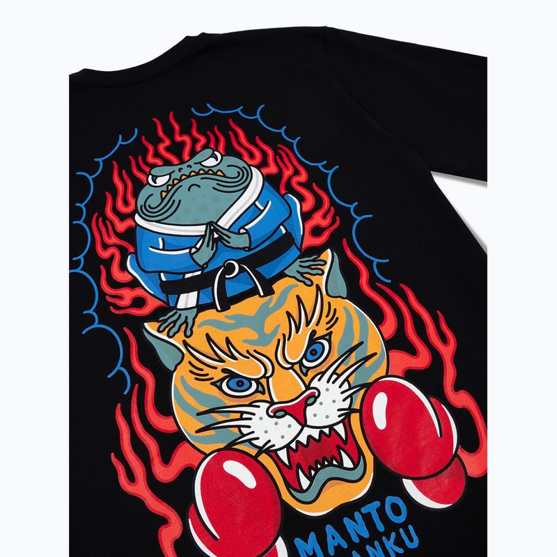 Tricou MANTO Panku Squad negru 3