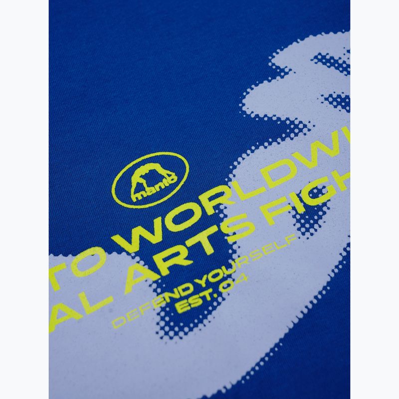 Tricou MANTO Halftone albastru marin 2