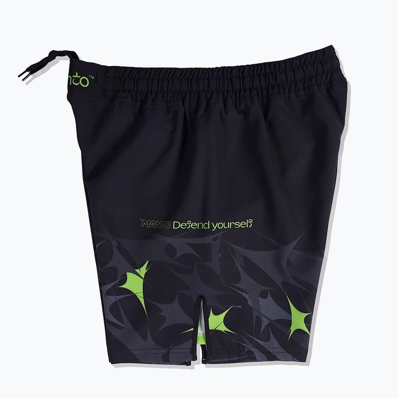 Pantaloni scurți de antrenament MANTO Terra negri 2