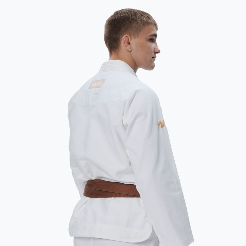 GI pentru BJJ MANTO Rise 2.0 white 3