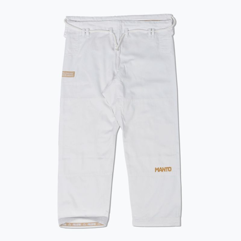 GI pentru BJJ MANTO Rise 2.0 white 9