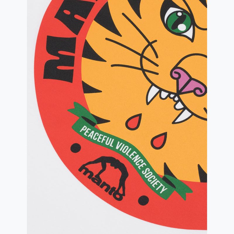 Tricou pentru bărbați MANTO Worldwild alb 4