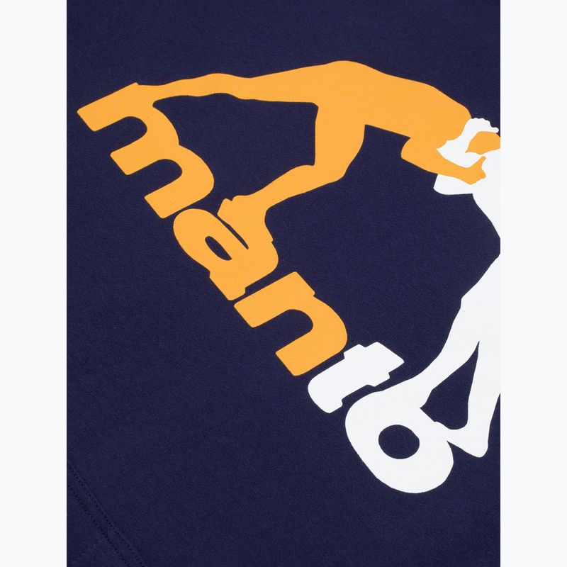 Bluză pentru bărbați MANTO Logo Hoody bleumarin 3