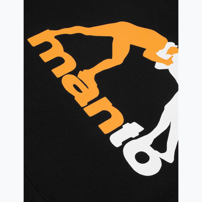 Bluză pentru bărbați MANTO Logo Hoody negru 3